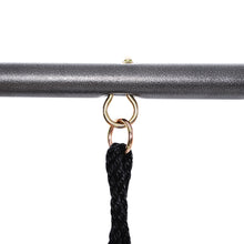 Load image into Gallery viewer, 3 in 1 Metal Swing Set for Backyard, Heavy Duty A-Frame, Height Adjustment
