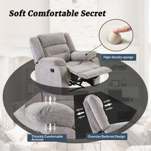 Load image into Gallery viewer, Orisfur. Linen fabric Heated Massage Recliner Sofa Ergonomic Lounge with 8 Vibration Points