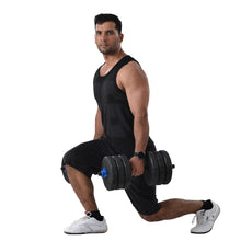 Load image into Gallery viewer, (Total 58lbs, 29lbs each) Adjustable Dumbbell Barbell Weight Pair TOTAL 58 LBS, Dumbells weights Set, Free Weights Dumbbells 2 in 1 sets with connector, Adjustable Weights Dumbbells Set for Home Gym