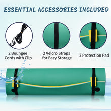 Load image into Gallery viewer, 18 x 6 FT Floating Water Mat Foam Pad Lake Floats Lily Pad, 3-Layer XPE Water Pad with Storage Straps for Adults Outdoor Water Activities