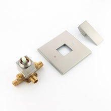 Load image into Gallery viewer, 10 Inch Rain Shower Head System Shower Combo Set Bathroom Wall Mount Mixer Shower Faucet Rough-In Valve and Shower Arm Included