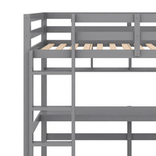 Load image into Gallery viewer, Twin Size Loft Bed with Convenient Desk, Shelves, and Ladder, White(Similar SKU:SM001302AAE)