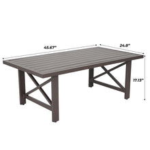 Load image into Gallery viewer, 4 pcs Aluminum Patio Sofa set with Cushion,KD