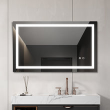 Load image into Gallery viewer, 40*24 LED Lighted Bathroom Wall Mounted Mirror with High Lumen+Anti-Fog Separately Control+Dimmer Function