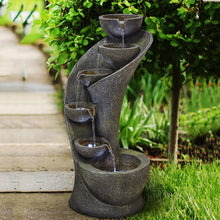 Load image into Gallery viewer, Resin Zen Fountain with LED Light