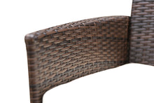 Load image into Gallery viewer, 2pcs Patio Rattan Armchair Seat with Removable Cushions