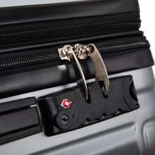 Load image into Gallery viewer, 3-in-1 Expandable Luggage Set, Hardshell Suitcase with TSA Lock, Spinner Carry on 20" 24" 28", Silver
