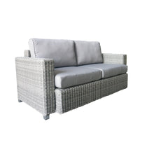 Load image into Gallery viewer, 5 Piece Rattan Sectional Seating Group with Cushions (Color:LIGHT GREY)