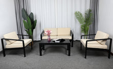 Load image into Gallery viewer, 3 piece Outdoor Furniture Set With Outdoor Waterproof Sofa Coffee Table for Restaurant, Outdoor courtyard, Garden, Open-air balcony, Poolside