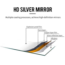 Load image into Gallery viewer, 36x26 inches Modern Black Bathroom Mirror with Aluminum Frame Vertical or Horizontal Hanging Decorative Wall Mirrors for Living Room Bedroom