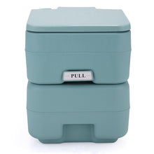 Load image into Gallery viewer, 5.3 Gallon 20L Flush Outdoor Indoor Travel Camping Portable Toilet for Car, Boat, Caravan, Campsite, Hospital,Green