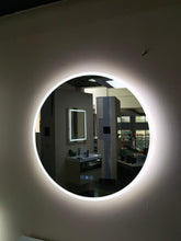 Load image into Gallery viewer, 24 inch Acrylic LED Round mirror anti fog switch Touch bathroom,bedroom