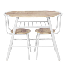 Load image into Gallery viewer, 3 - Piece Breakfast Nook Dining Set - oak & white