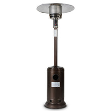 Load image into Gallery viewer, 46000BTU Propane Hammered Bronze powder coated Iron Mushroom Outdoor Patio Heater, with Two Smooth-rolling Wheels,,with Hose Set,with Black Cover