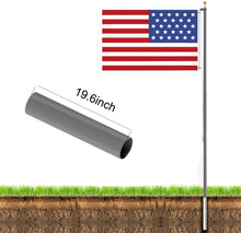 Load image into Gallery viewer, 20FT Aluminum Flag Pole 8X6 GR