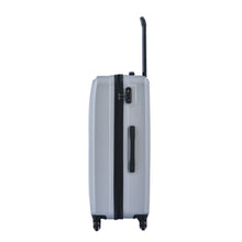 Load image into Gallery viewer, 3 Piece Luggage Sets ABS Lightweight Suitcase with Two Hooks, Spinner Wheels, TSA Lock, Silver (20/24/28)