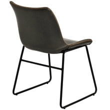 Load image into Gallery viewer, TREXM Vintage Armless Leatherier Dining Stools Indoor Dining Chairs Set of 2 (Gray)