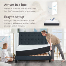 Load image into Gallery viewer, 12 Inches Gel Memory Foam Mattress(Queen) -Medium Plush