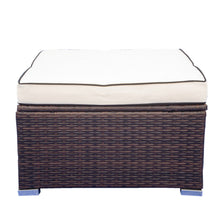 Load image into Gallery viewer, 3 Piece Patio Sectional Wicker Rattan Outdoor Furniture Sofa Set