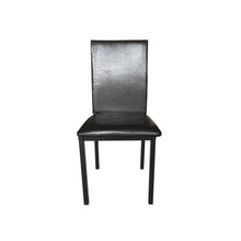 Load image into Gallery viewer, Furniture 5 Piece Metal Dinette Set with Faux Marble Top - Black