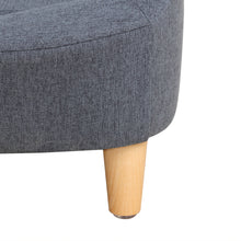 Load image into Gallery viewer, 37" GRAY Pet Sofa, Dog Sofa, Cat sofa, Cat Bed, Pet Bed, Dog Bed, Cat Bed, rectangle sofa with movable cushion, with wood style foot