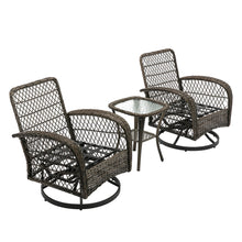 Load image into Gallery viewer, 3pcs Outdoor Furniture Wicker set