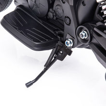 Load image into Gallery viewer, 12V Aprilia Licensed Kids Ride On Motorcycle, 4-wheel Electric Dirt Bike with Spring Suspension, LED Lights, USB, MP3, Black