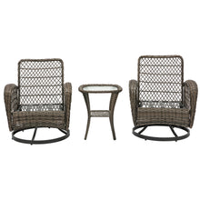 Load image into Gallery viewer, 3pcs Outdoor Furniture Wicker set