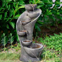 Load image into Gallery viewer, Resin Zen Fountain with LED Light