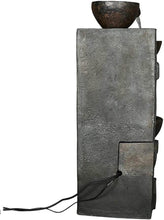 Load image into Gallery viewer, Rustic Outdoor Floor Water Fountain With Light LED Cascading Tipping Jugs For Yard Garden Patio Deck Home
