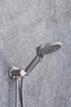 Load image into Gallery viewer, Tub Shower Faucets Sets Complete Bathtub Faucet Set Brushed Nickel Bathtub Shower System with Tub Spout, Bathroom Tub and Shower Faucet Combo Trim Kit with Rough-in Valve