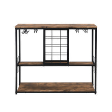 Load image into Gallery viewer, Industrial Bar Cart Kitchen Bar&Serving Cart for Home with Wheels 3 -Tier Storage Shelves