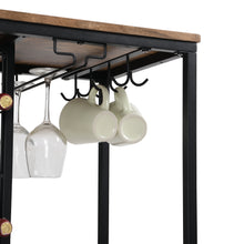 Load image into Gallery viewer, Industrial Bar Cart Kitchen Bar&Serving Cart for Home with Wheels 3 -Tier Storage Shelves