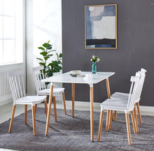 Load image into Gallery viewer, 1+4 set,5piece dining set,kitchen set,KD chair,table and chair,