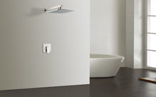 Load image into Gallery viewer, 10 Inch Rain Shower Head System Shower Combo Set Bathroom Wall Mount Mixer Shower Faucet Rough-In Valve and Shower Arm Included