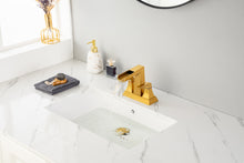 Load image into Gallery viewer, 2-Handle Lavatory Faucet Brushed Nickel Bathroom Sink Faucet with Metal Pop-up Drain and Faucet Supply Lines