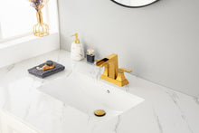 Load image into Gallery viewer, 2-Handle Lavatory Faucet Brushed Nickel Bathroom Sink Faucet with Metal Pop-up Drain and Faucet Supply Lines
