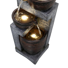 Load image into Gallery viewer, Cliffdell Resin outdoor Fountain With Ligh