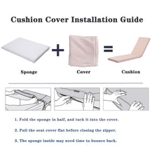 Load image into Gallery viewer, 2PCS Set Outdoor Lounge Chair Cushion Replacement Patio Funiture Seat Cushion Chaise Lounge Cushion