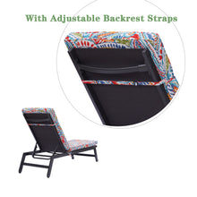 Load image into Gallery viewer, 2PCS Set Outdoor Lounge Chair Cushion Replacement Patio Funiture Seat Cushion Chaise Lounge Cushion