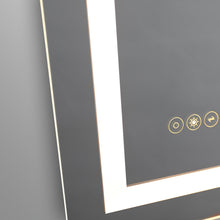 Load image into Gallery viewer, 24 x 32 Led Mirror 3 brightness x 3 colors Anti-fog bathroom,bedroom