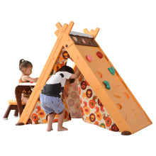 Load image into Gallery viewer, Kids Play Tent - 4 in 1 Teepee Tent with Stool and Climber, Foldable Playhouse Tent for Boys & Girls