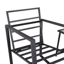 Load image into Gallery viewer, 3 Pieces Patio Set Outdoor Patio Furniture Sets Modern Rocking Chair Furniture Sets Clearance Cushioned Chairs Conversation Sets with Coffee Table for Yard and Bistro (Beige)