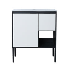 Load image into Gallery viewer, 30 Inch Bathroom Vanity with Ceramic Sink,30x18