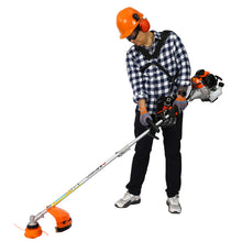Load image into Gallery viewer, 4 in 1 Multi-Functional Trimming Tool, 52CC 2-Cycle Garden Tool System with Gas Pole Saw, Hedge Trimmer, Grass Trimmer, and Brush Cutter