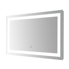 Load image into Gallery viewer, LED Lighted Bathroom Wall Mounted Mirror with High Lumen+Anti-Fog Separately Control+Dimmer Function