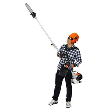 Load image into Gallery viewer, 4 in 1 Multi-Functional Trimming Tool, 33CC 2-Cycle Garden Tool System with Gas Pole Saw, Hedge Trimmer, Grass Trimmer, and Brush Cutter