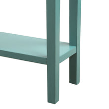 Load image into Gallery viewer, TREXM Rustic Entryway Console Table, 60" Long Sofa Table with two Different Size Drawers and Bottom Shelf for Storage (Blue)