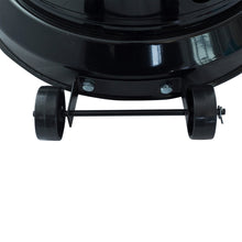Load image into Gallery viewer, 46000BTU Propane Hammered Bronze powder coated Iron Mushroom Outdoor Patio Heater, with Two Smooth-rolling Wheels,,with Hose Set,with Black Cover