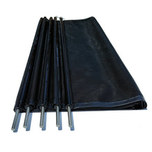 Load image into Gallery viewer, 12x4 Ft Outdoor Pool Fence With Section Kit,Removable Mesh Barrier,For Inground Pools,Garden And Patio,Black